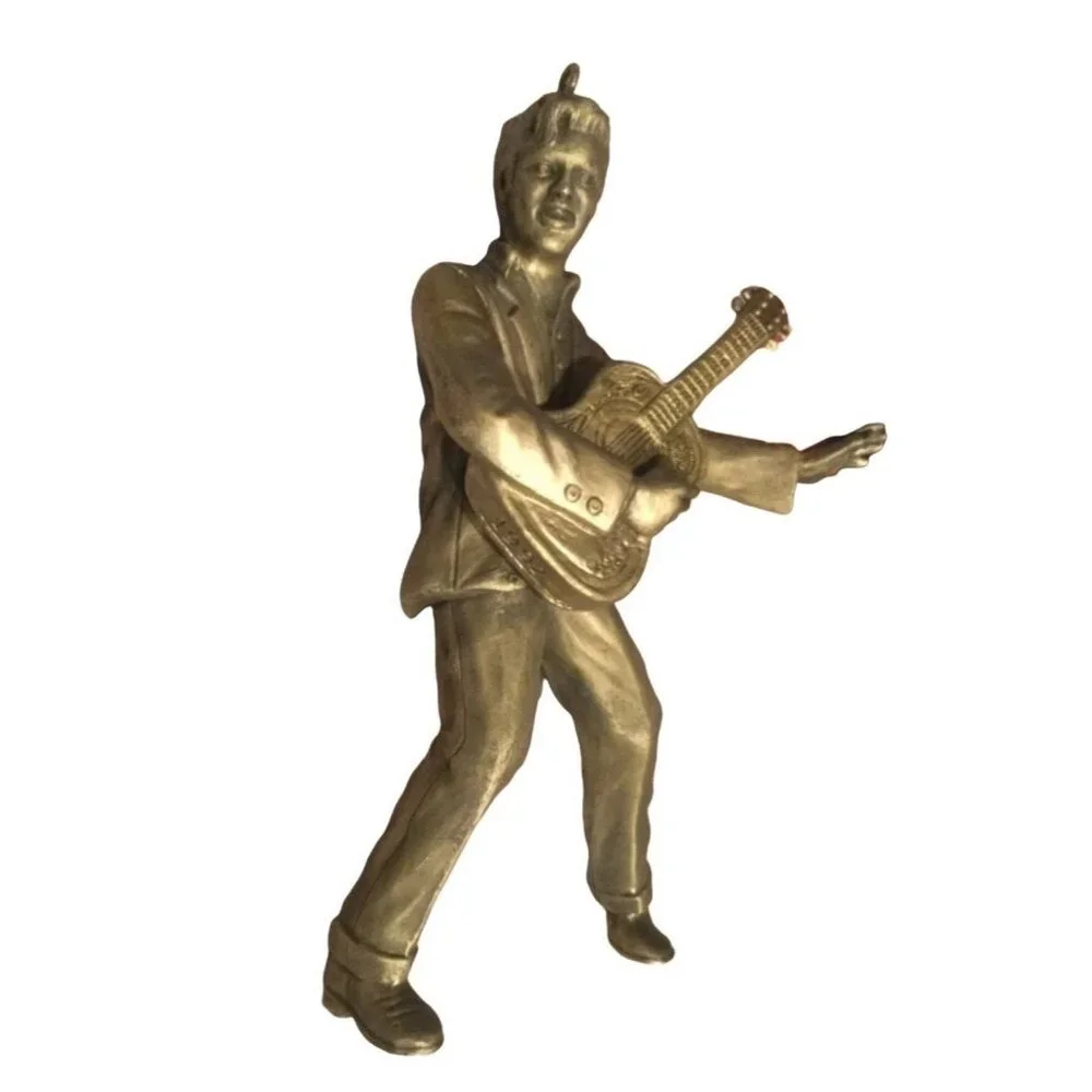 Hallmark Gold Crown Exclusive Elvis Presley 1992 Keepsake Guitar Ornament Collec - Picture 3 of 9